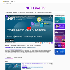 .NET Live TV | Live developer streams every day