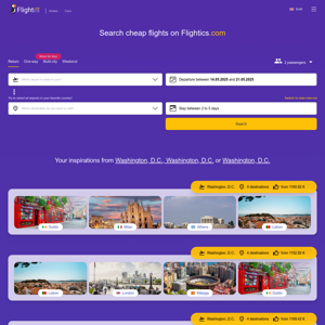 Flightics - modern flight search engine