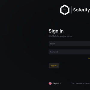 Sign In - Soferity Account