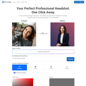 AI CV Photo – Get a Professional CV Photo in 20 Seconds