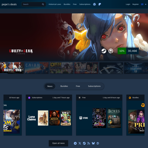 pepe's deals • Website of PC video game deals from offic ...