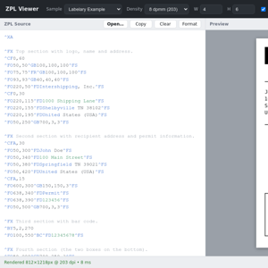 ZPL Viewer